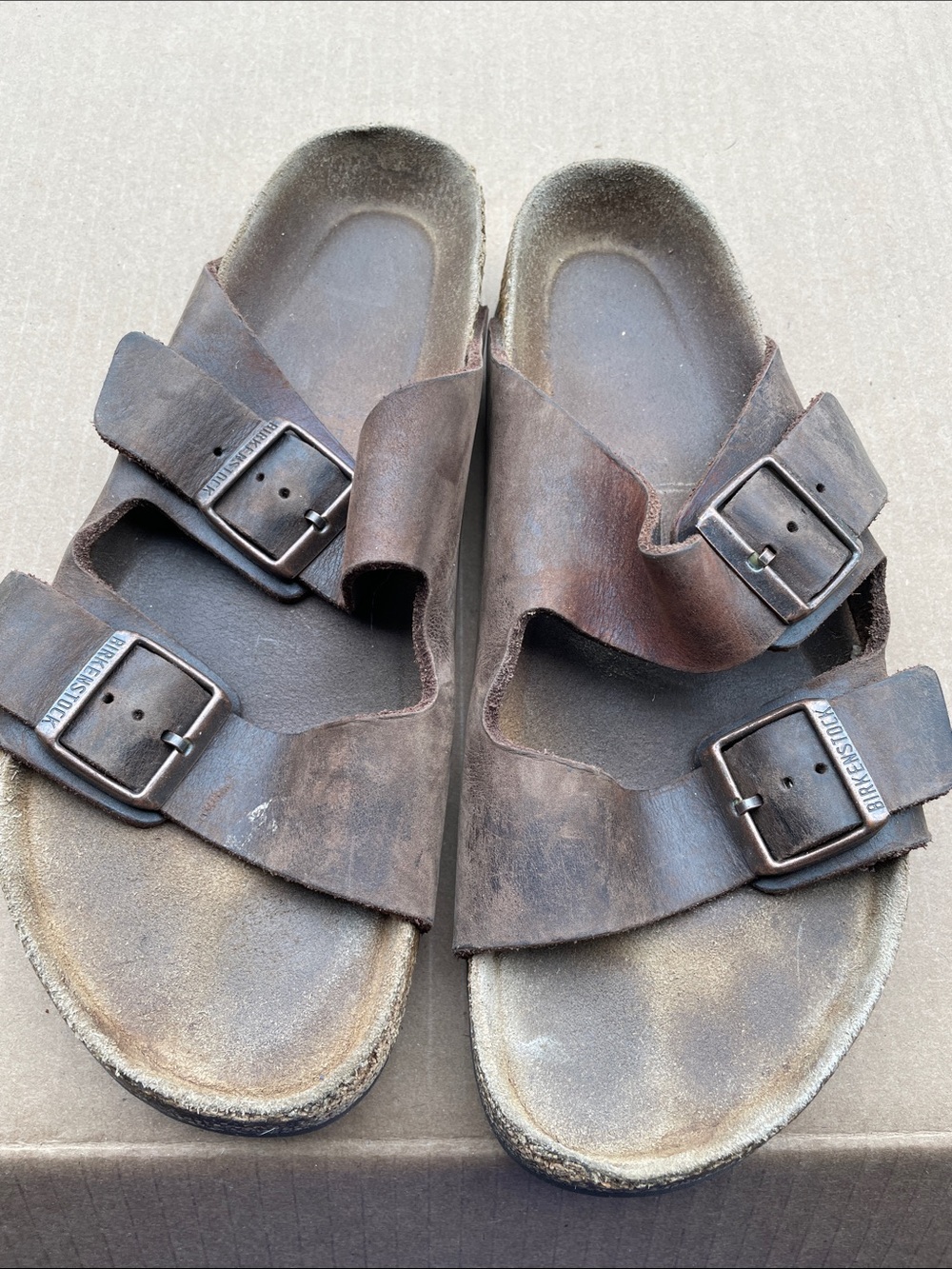 Birkenstock Arizona Two-Strap Sandals - Brown size 42